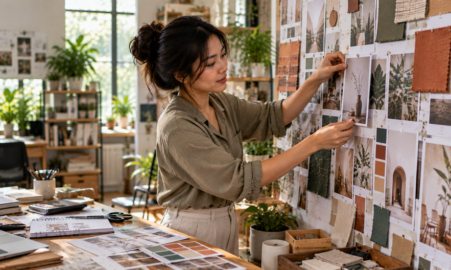Moodboard dalam Desain: Fungsi dan Cara Membuatnya